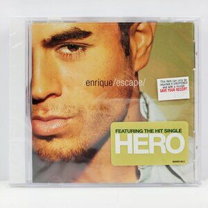 Enrique Iglesias Escape CD 2001 "Hero" Latin Pop  Hype Sticker Sealed